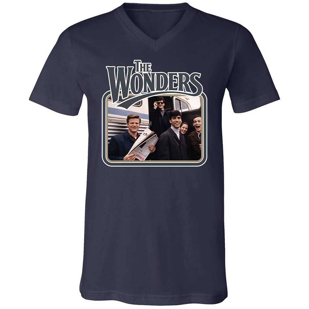 Unisex V-Neck T-Shirt - TFHA8KSS - Navy - 12