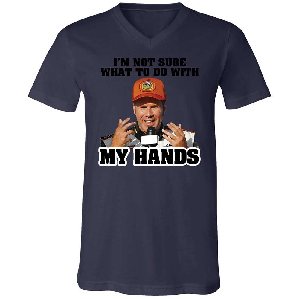 I'm Not Sure What To Do With My Hands - Navy - 12