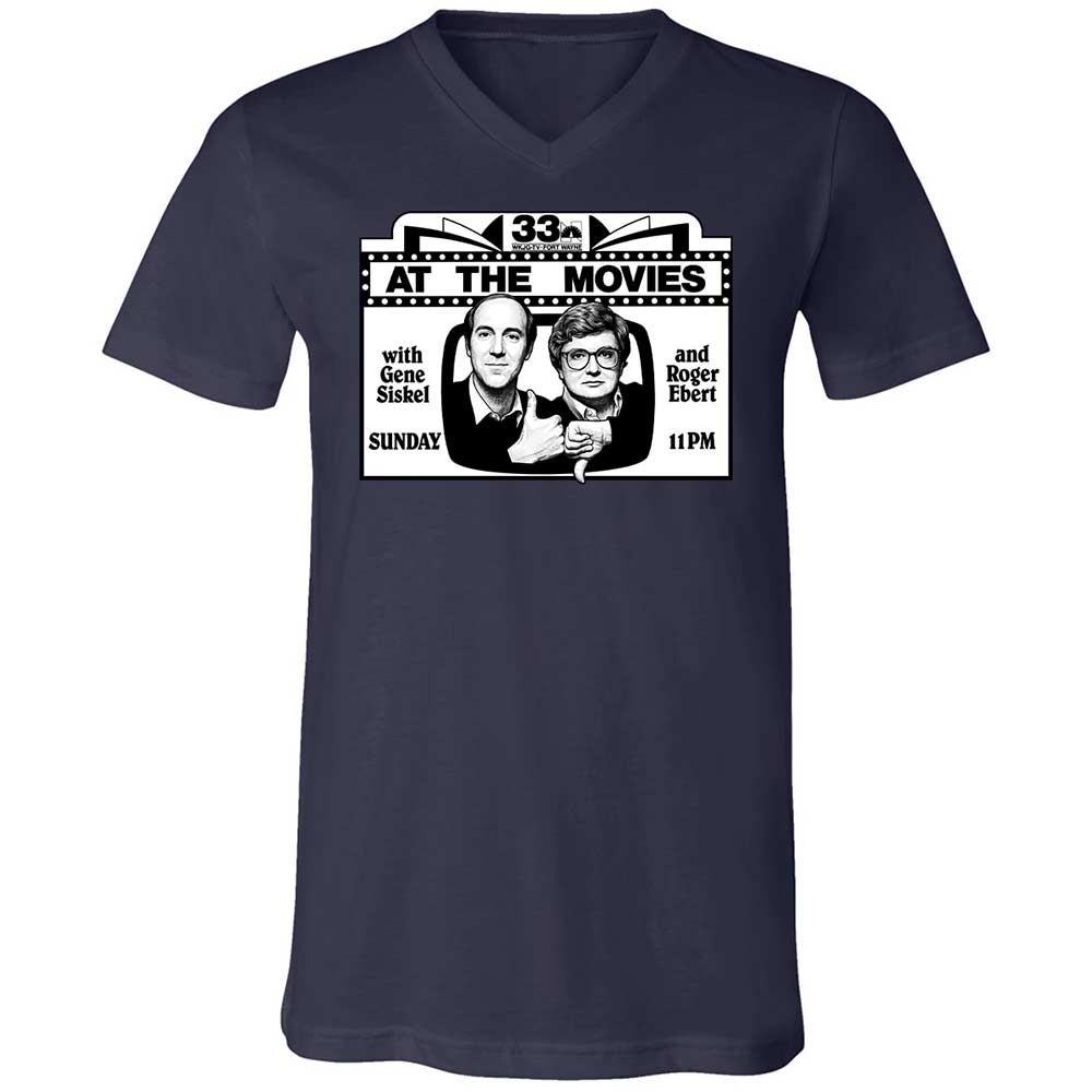 Unisex V-Neck T-Shirt - TPS6R4CH - Navy - 12