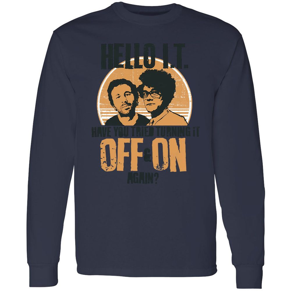 Have You Tried Turning It Off & On Again - Navy - 12
