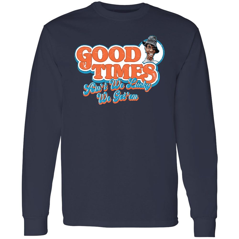 Long Sleeve T-Shirt - PVSWYZQU - Navy - 12