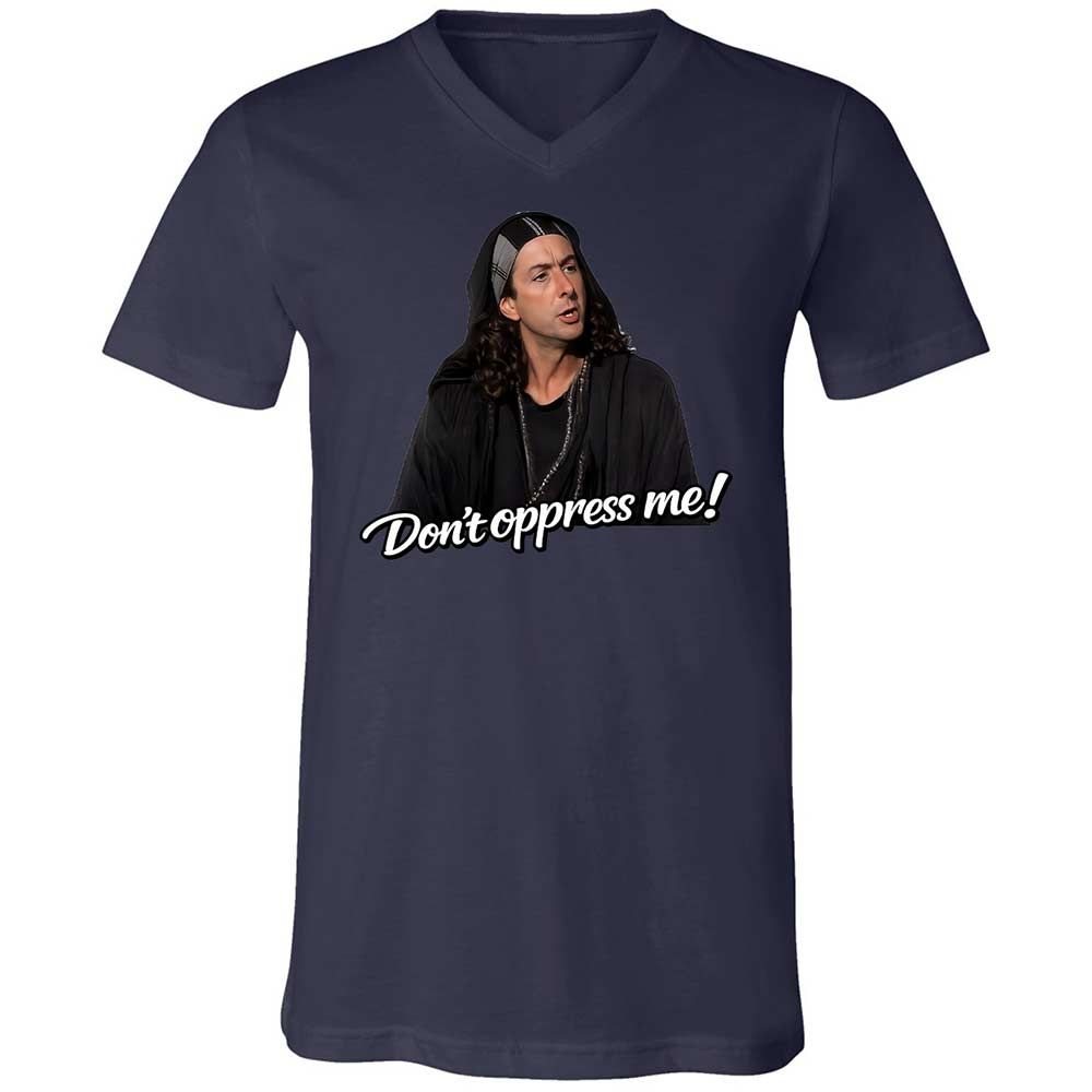 Unisex V-Neck T-Shirt - 6DBA2CCF - Navy - 12
