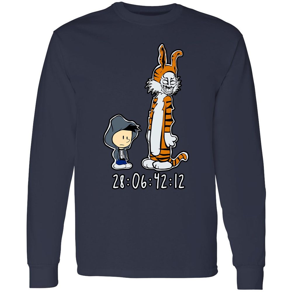 Long Sleeve T-Shirt - 8ZAAZXC2 - Navy - 12