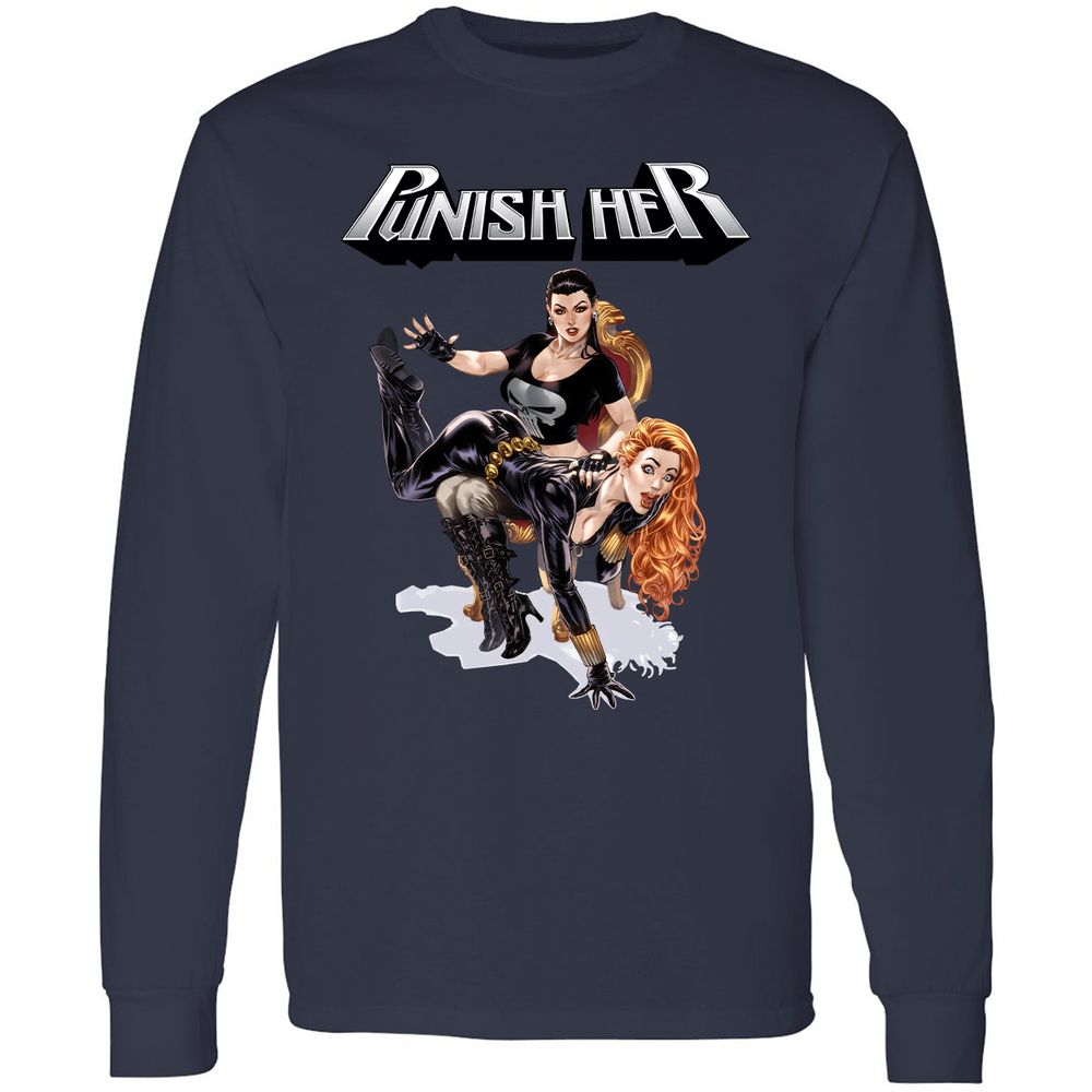 Long Sleeve T-Shirt - ZVTNKTYB - Navy - 12