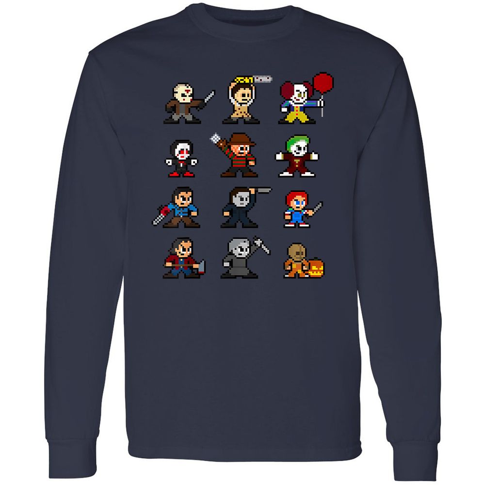 Long Sleeve T-Shirt - HXQTA5MV - Navy - 12