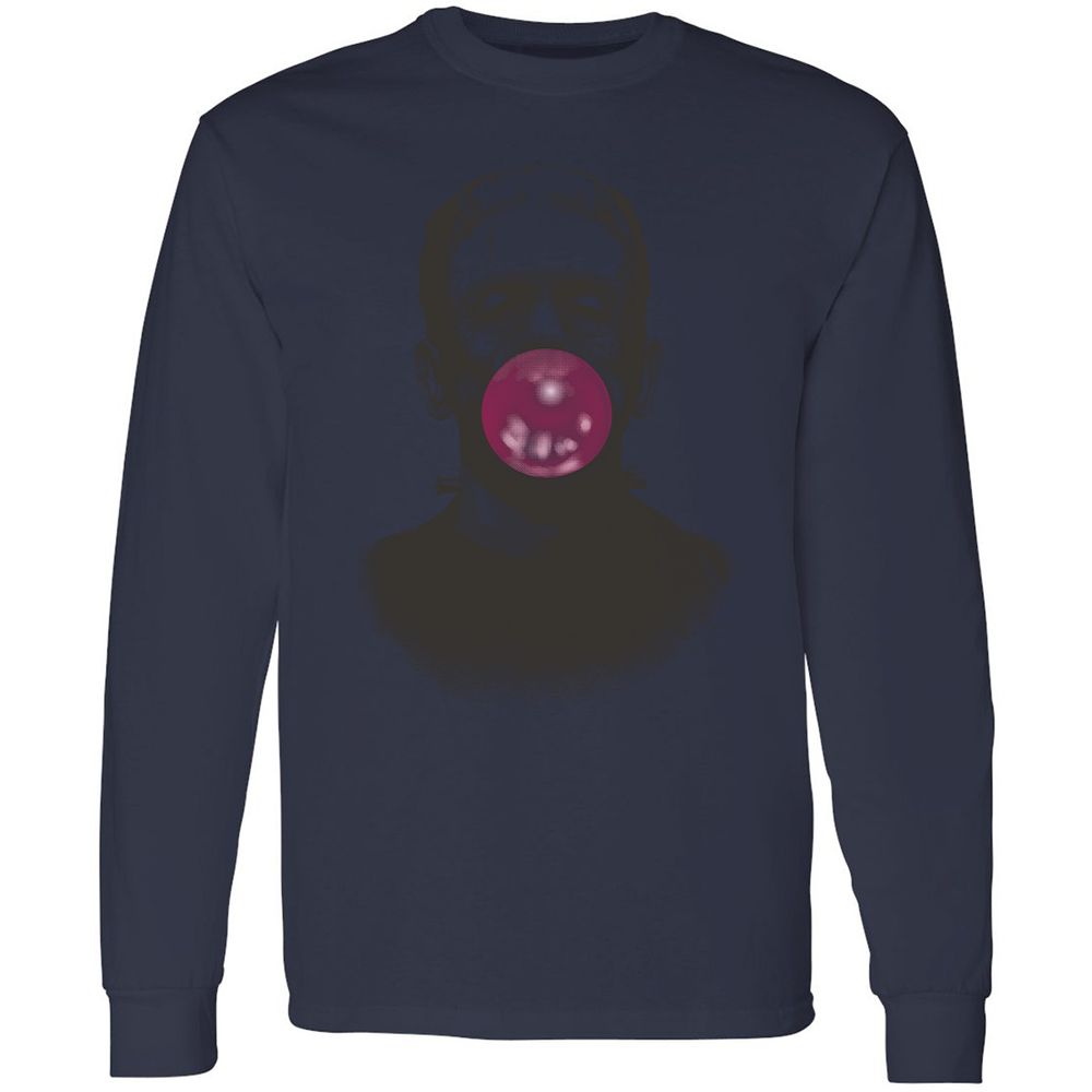 Long Sleeve T-Shirt - XH6BDKLZ - Navy - 12
