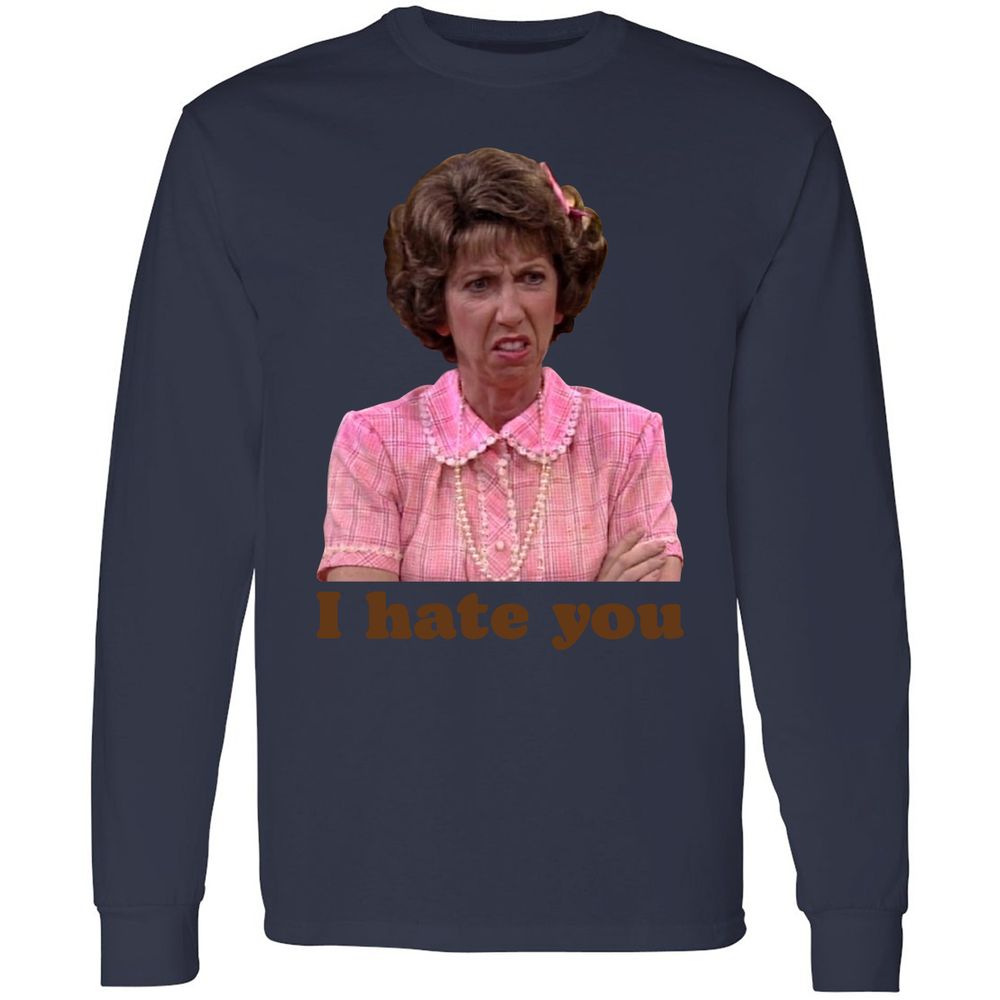 Long Sleeve T-Shirt - YGXT3YVU - Navy - 12