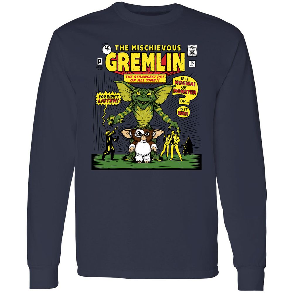 Long Sleeve T-Shirt - 4YDMUJAS - Navy - 12