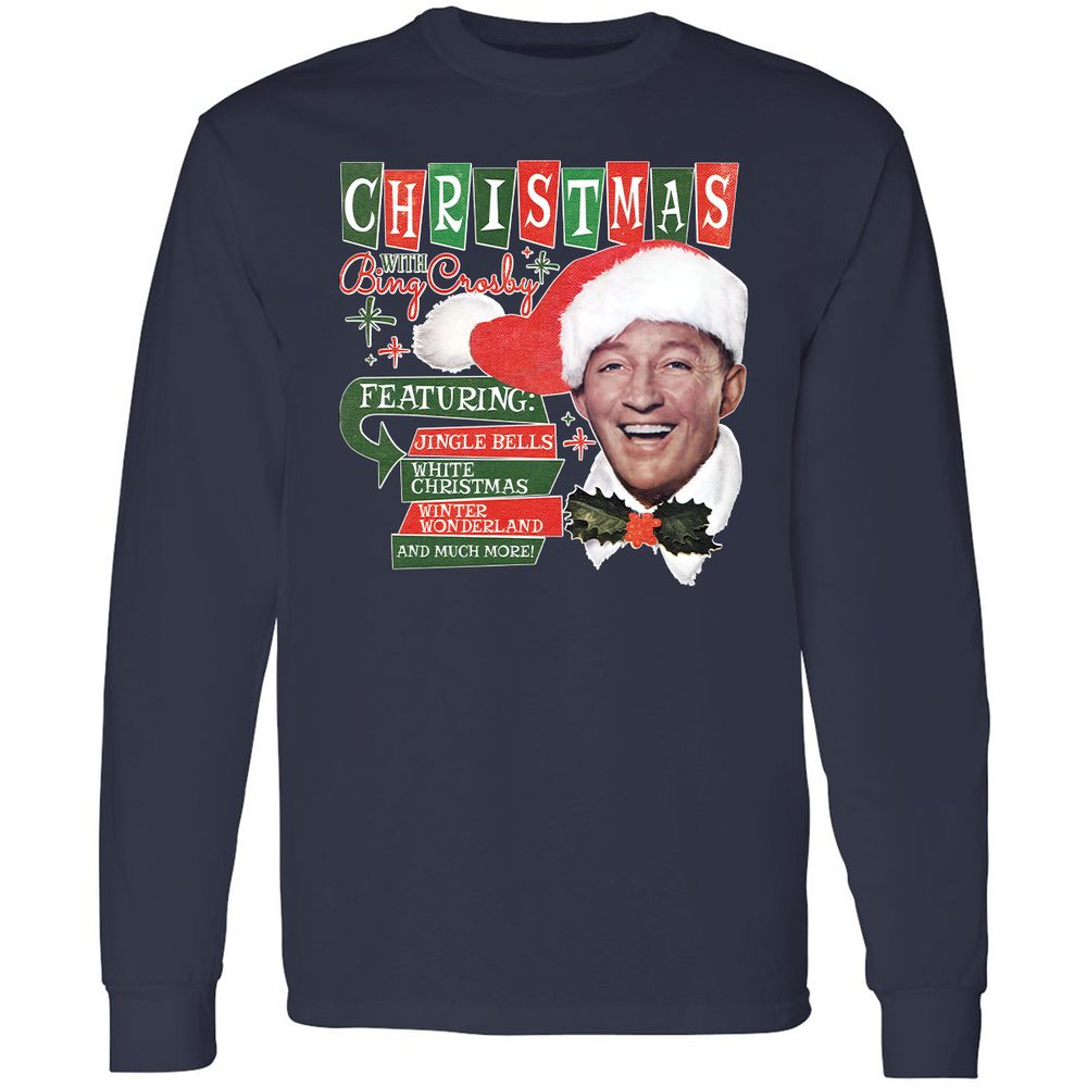 Long Sleeve T-Shirt - GZBLUS7U - Navy - 12