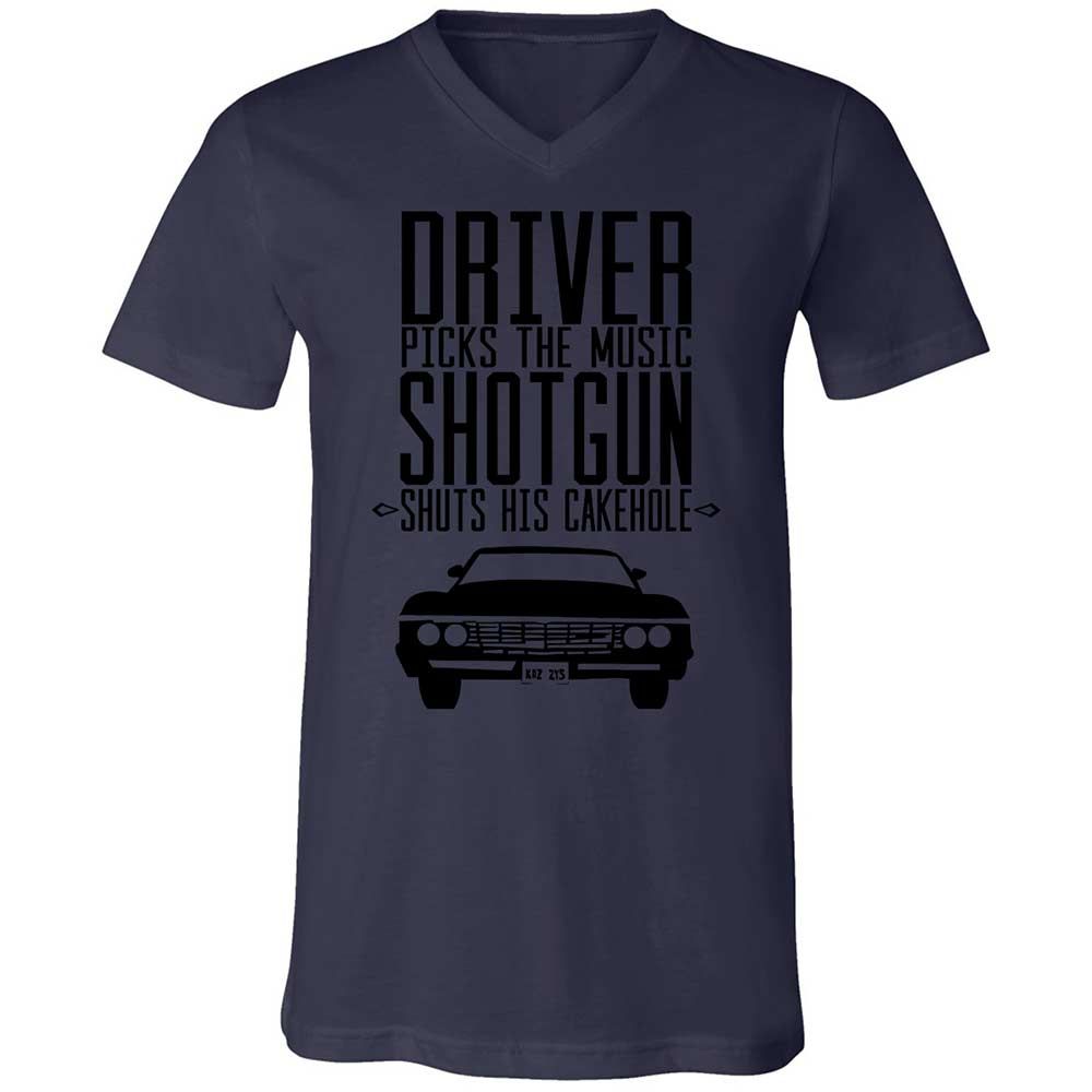 Unisex V-Neck T-Shirt - 83Y1225L - Navy - 12