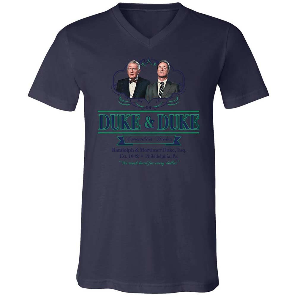 Unisex V-Neck T-Shirt - L7579SH3 - Navy - 12