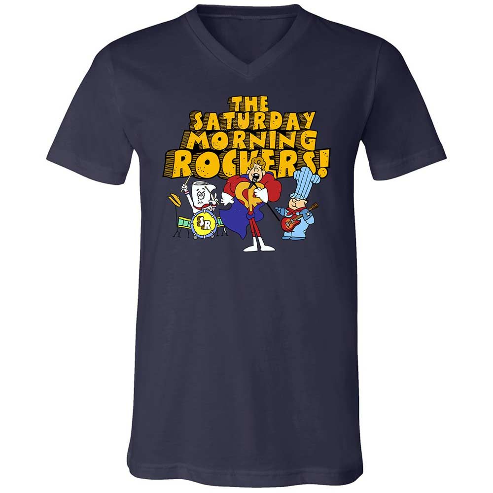 Unisex V-Neck T-Shirt - GB2ZY9D8 - Navy - 12