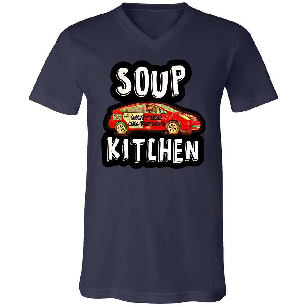 Unisex V-Neck T-Shirt - MDXM59V8 - Navy - 12