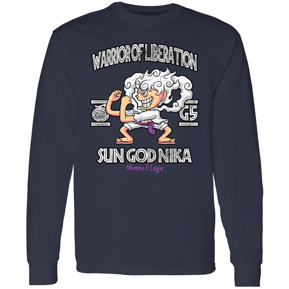 Long Sleeve T-Shirt - LJCB5WK6 - Navy - 12