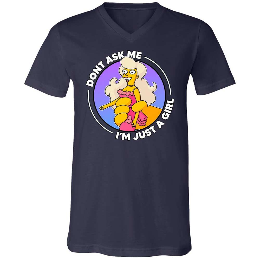 Don't Ask Me I'm Just A Girl - Navy - 12