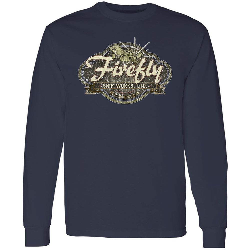 Long Sleeve T-Shirt - VFHEMRF8 - Navy - 12