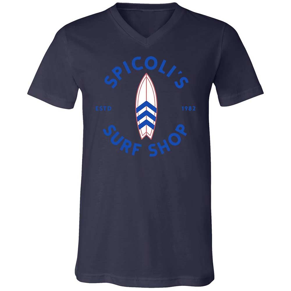 Unisex V-Neck T-Shirt - NKABBMT1 - Navy - 12