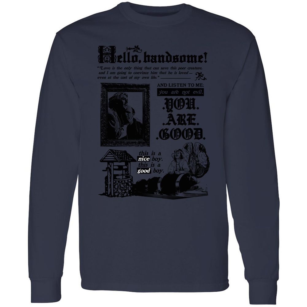 Long Sleeve T-Shirt - 9H6ZNKSG - Navy - 12