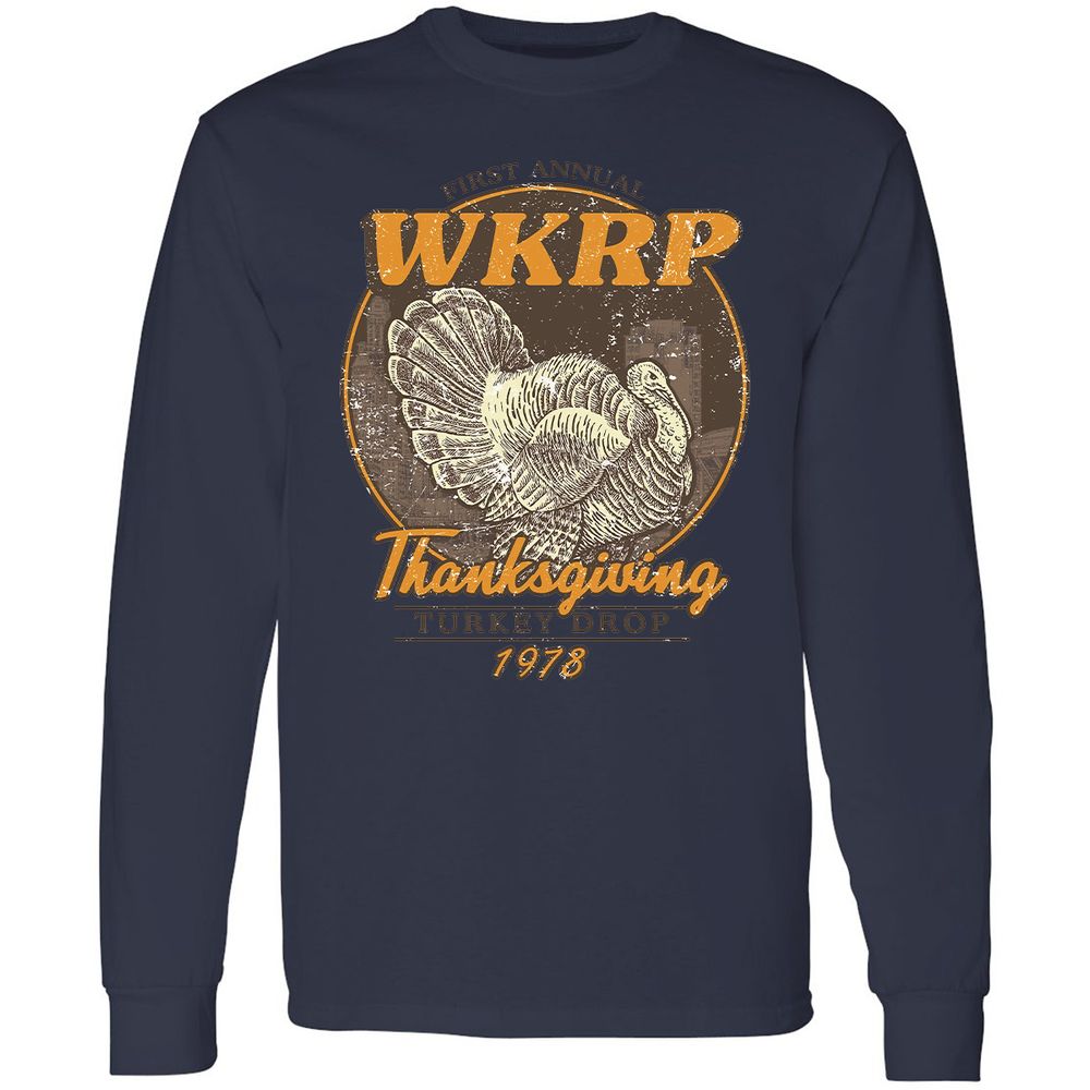 WKRP Turkey Drop - Navy - 12