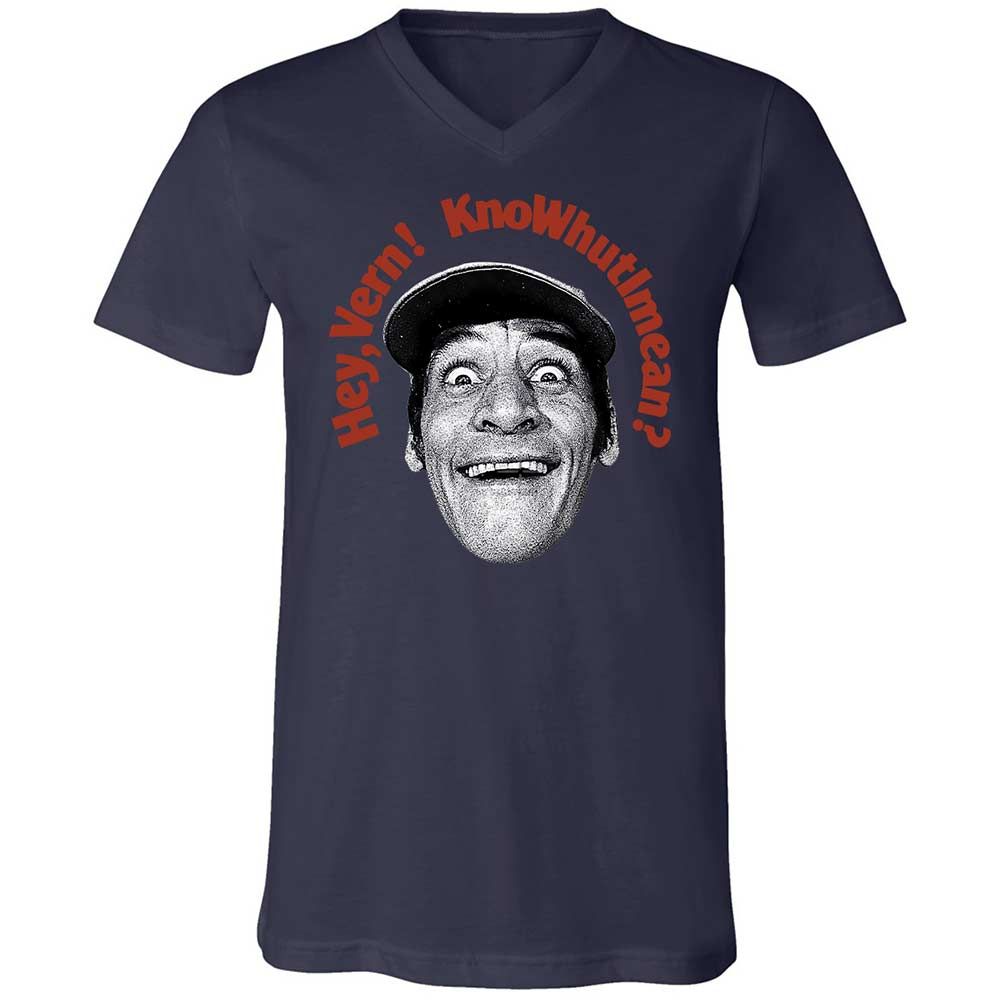 Unisex V-Neck T-Shirt - SGKFSK2F - Navy - 12