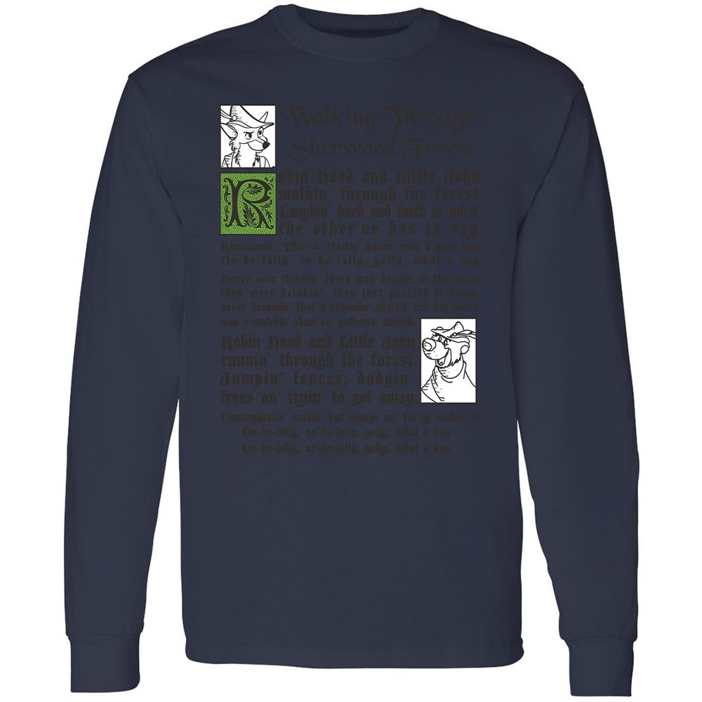 Long Sleeve T-Shirt - UTXQHSBM - Navy - 12