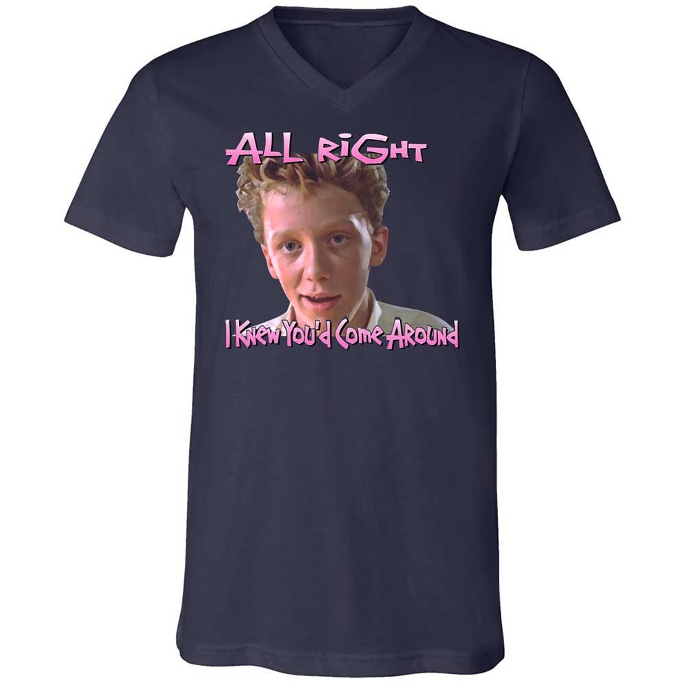 Unisex V-Neck T-Shirt - PSEPN4ZE - Navy - 12
