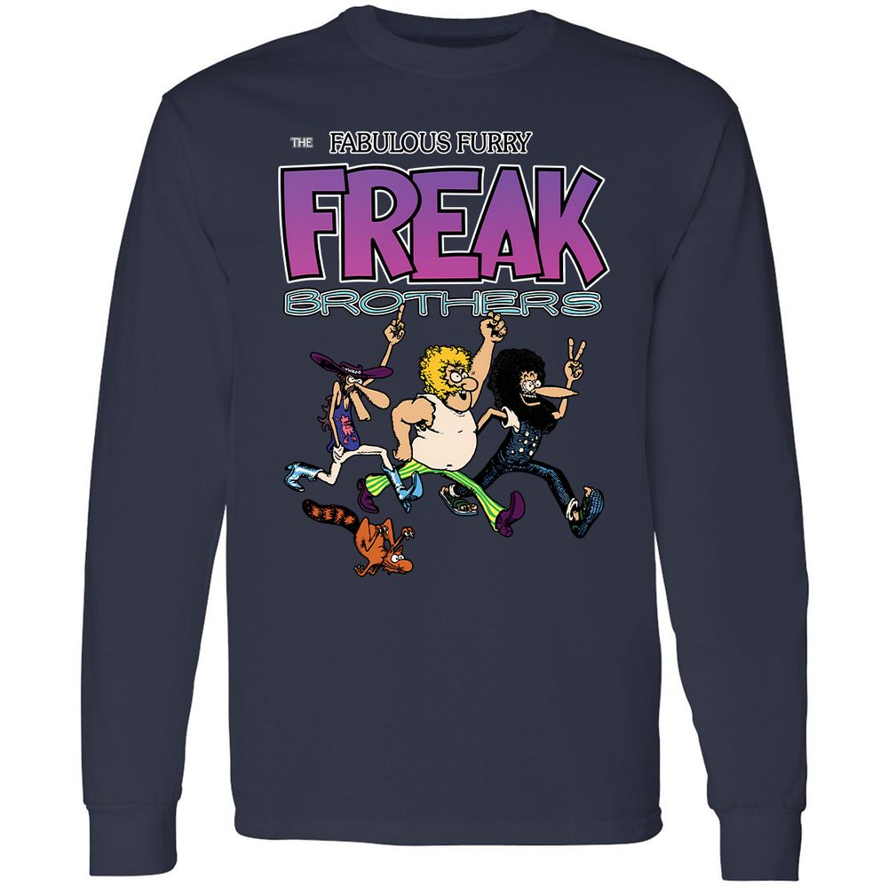 Long Sleeve T-Shirt - CS8YEQKJ - Navy - 12
