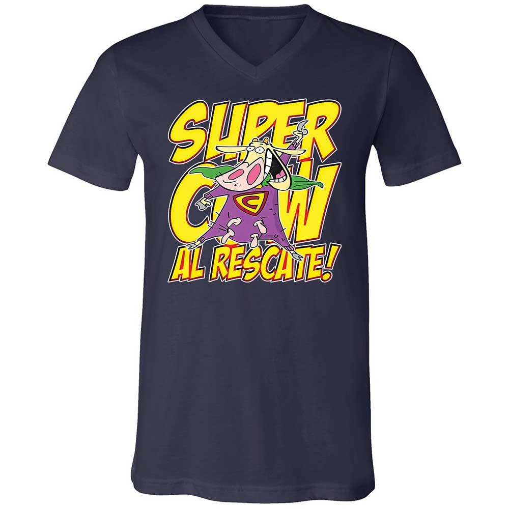 Unisex V-Neck T-Shirt - HLZNMXC3 - Navy - 12