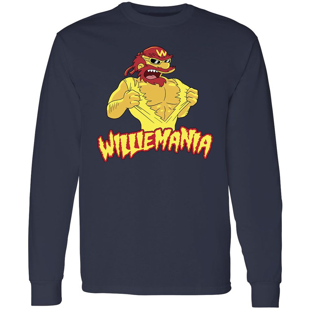 Long Sleeve T-Shirt - QR3GWYF3 - Navy - 12