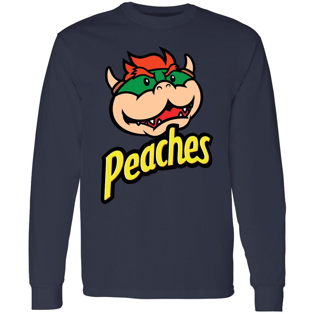Long Sleeve T-Shirt - 8ZCTH6AK - Navy - 12