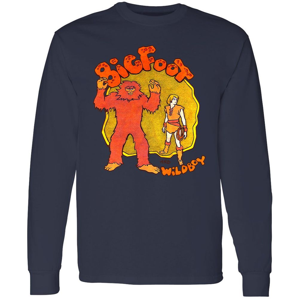 Long Sleeve T-Shirt - E7GVJWAV - Navy - 12