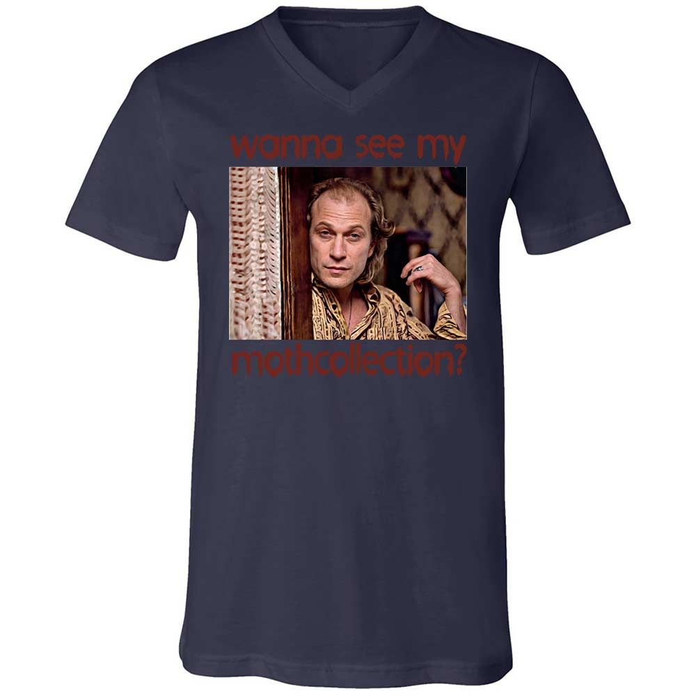 Unisex V-Neck T-Shirt - E2CE6DL4 - Navy - 12