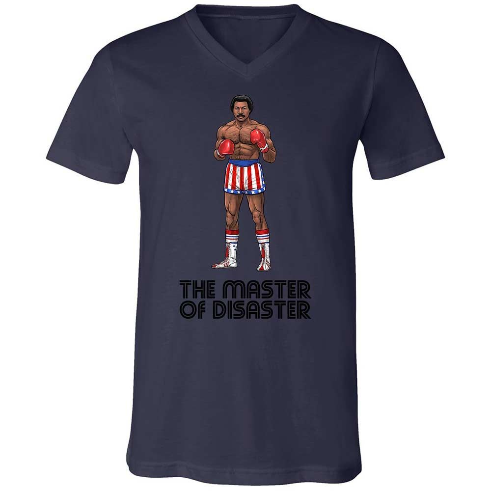 Unisex V-Neck T-Shirt - W3V7PSTU - Navy - 12