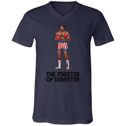 Unisex V-Neck T-Shirt - W3V7PSTU - Navy - 12