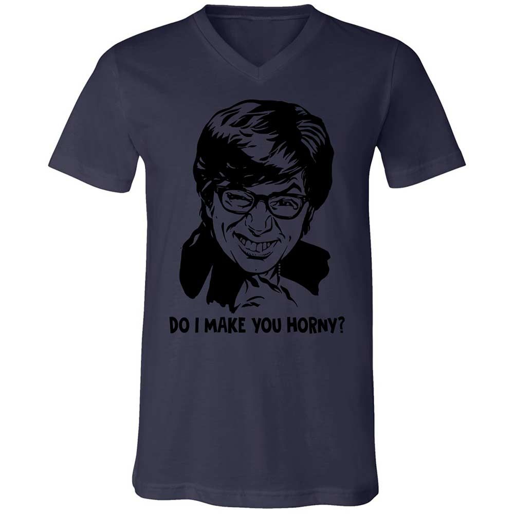 Unisex V-Neck T-Shirt - 88SDLUN3 - Navy - 12