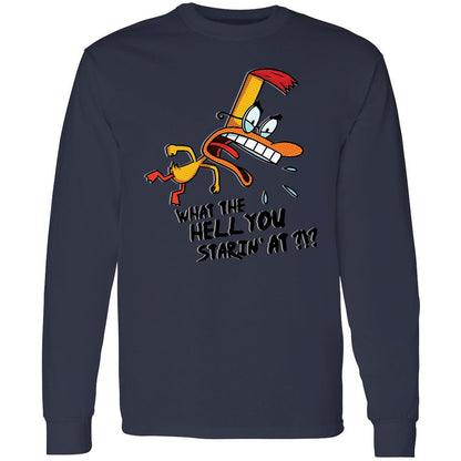 Long Sleeve T-Shirt - E44SDB72 - Navy - 12