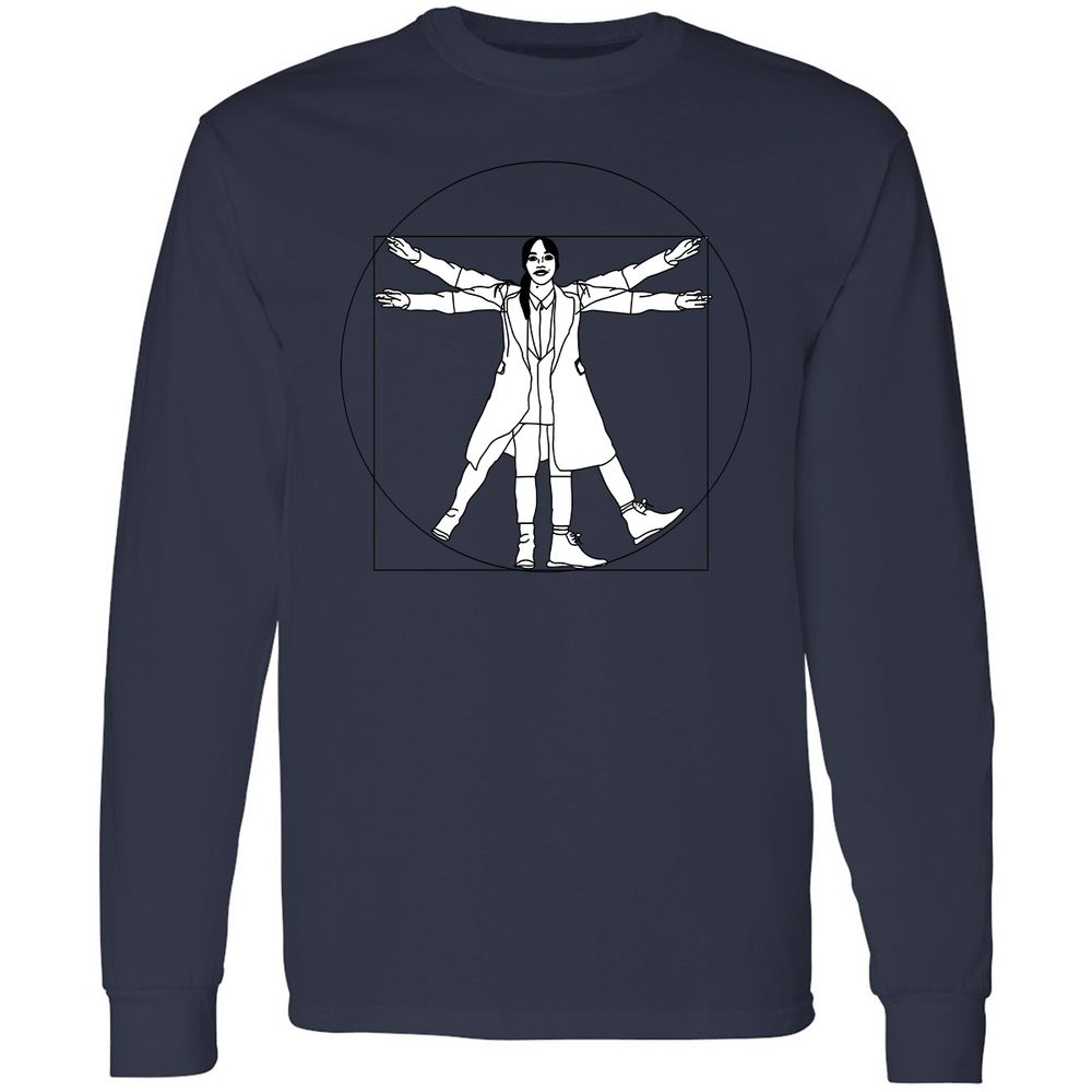 Vitruvian Philomena Cunk - Cunk on Earth - Navy - 12