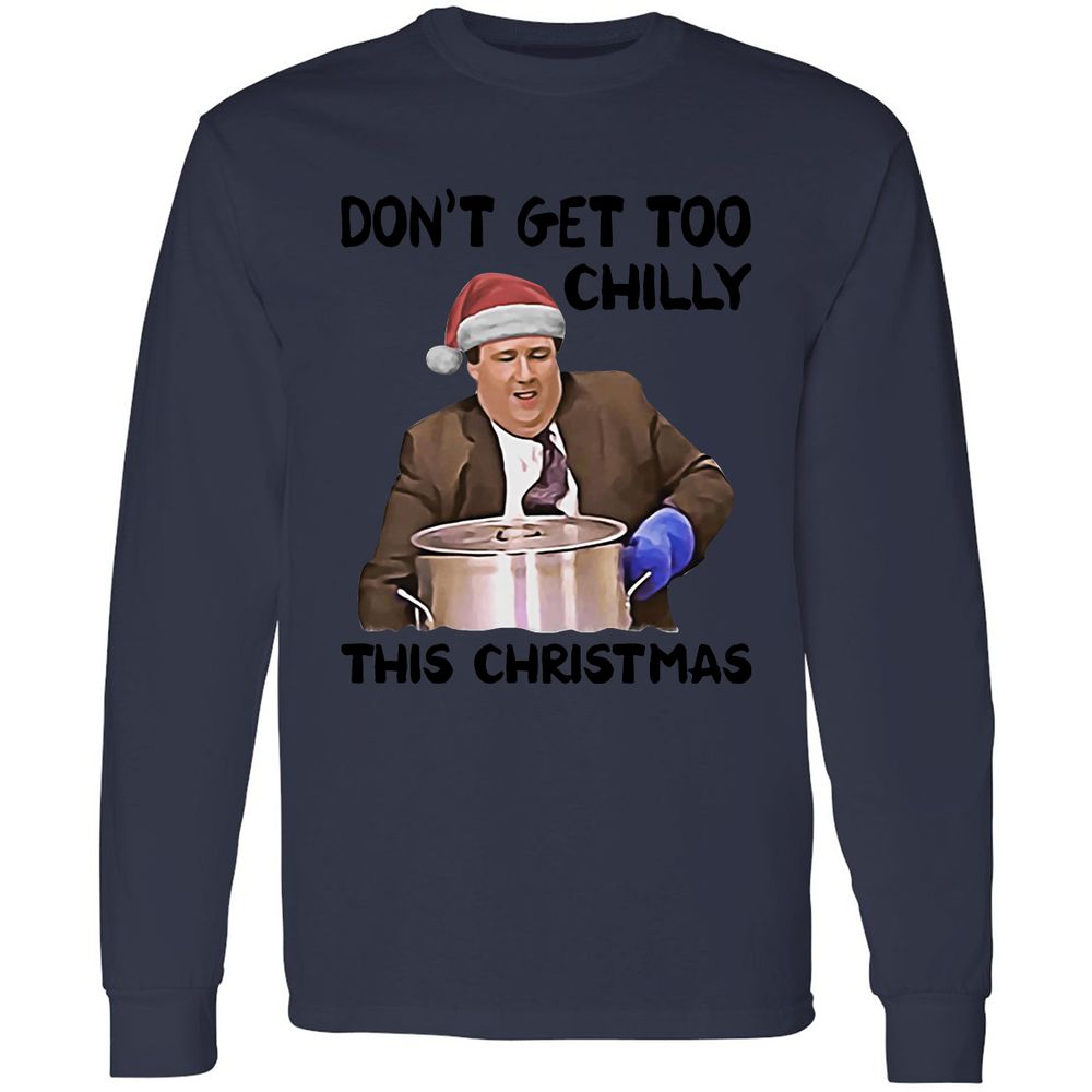 Long Sleeve T-Shirt - QGWC7FZS - Navy - 12