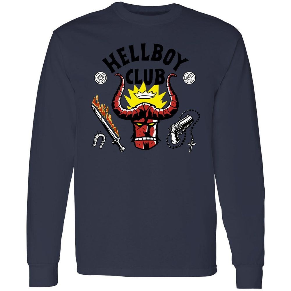 Long Sleeve T-Shirt - 4A4DVUDE - Navy - 12