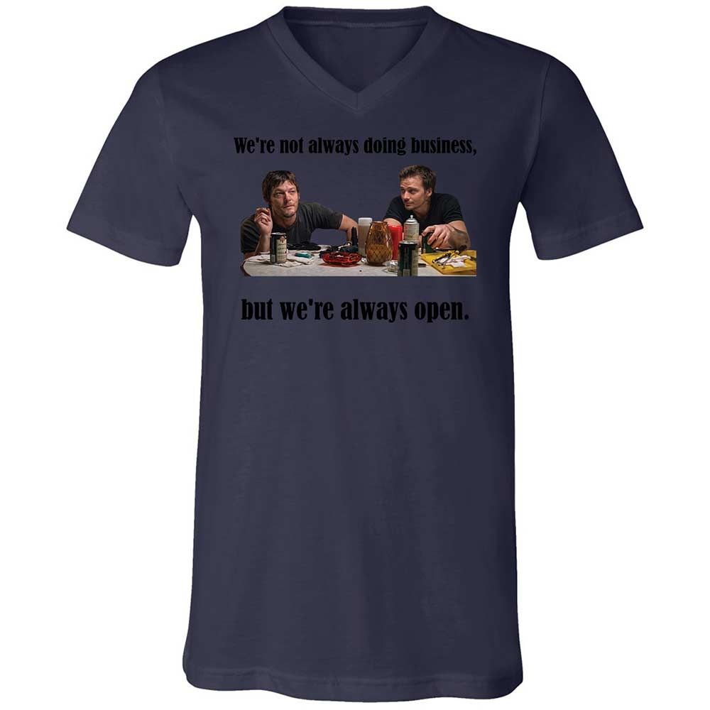 Unisex V-Neck T-Shirt - TV2ACB27 - Navy - 12