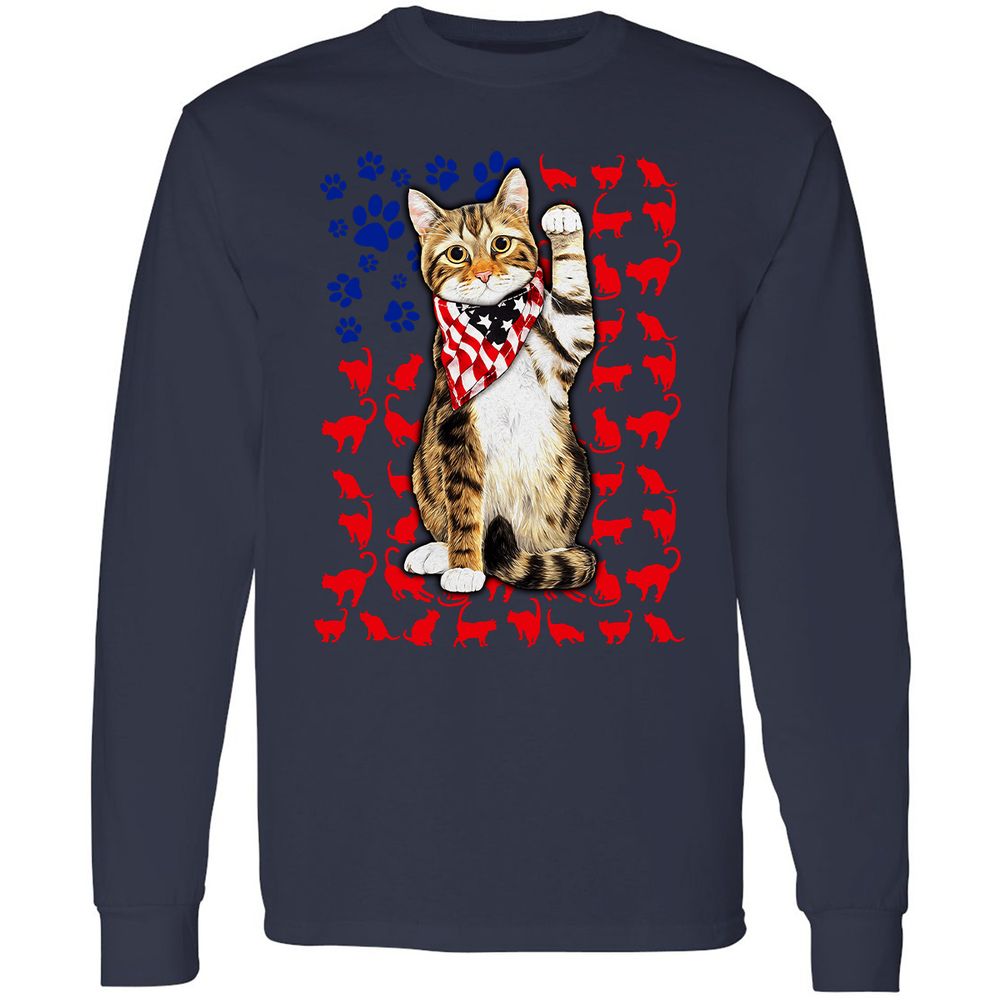 Long Sleeve T-Shirt - H71REQGH - Navy - 12