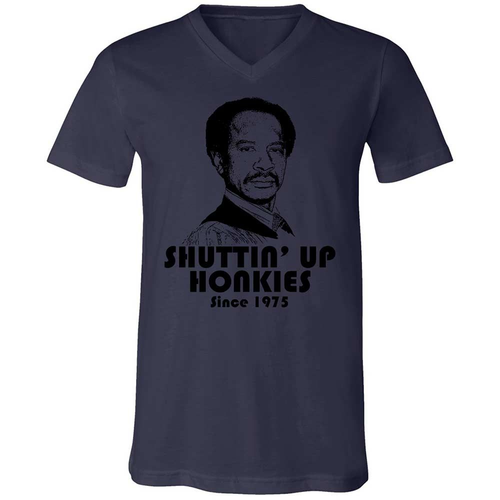 Unisex V-Neck T-Shirt - 3W5CUR5W - Navy - 12