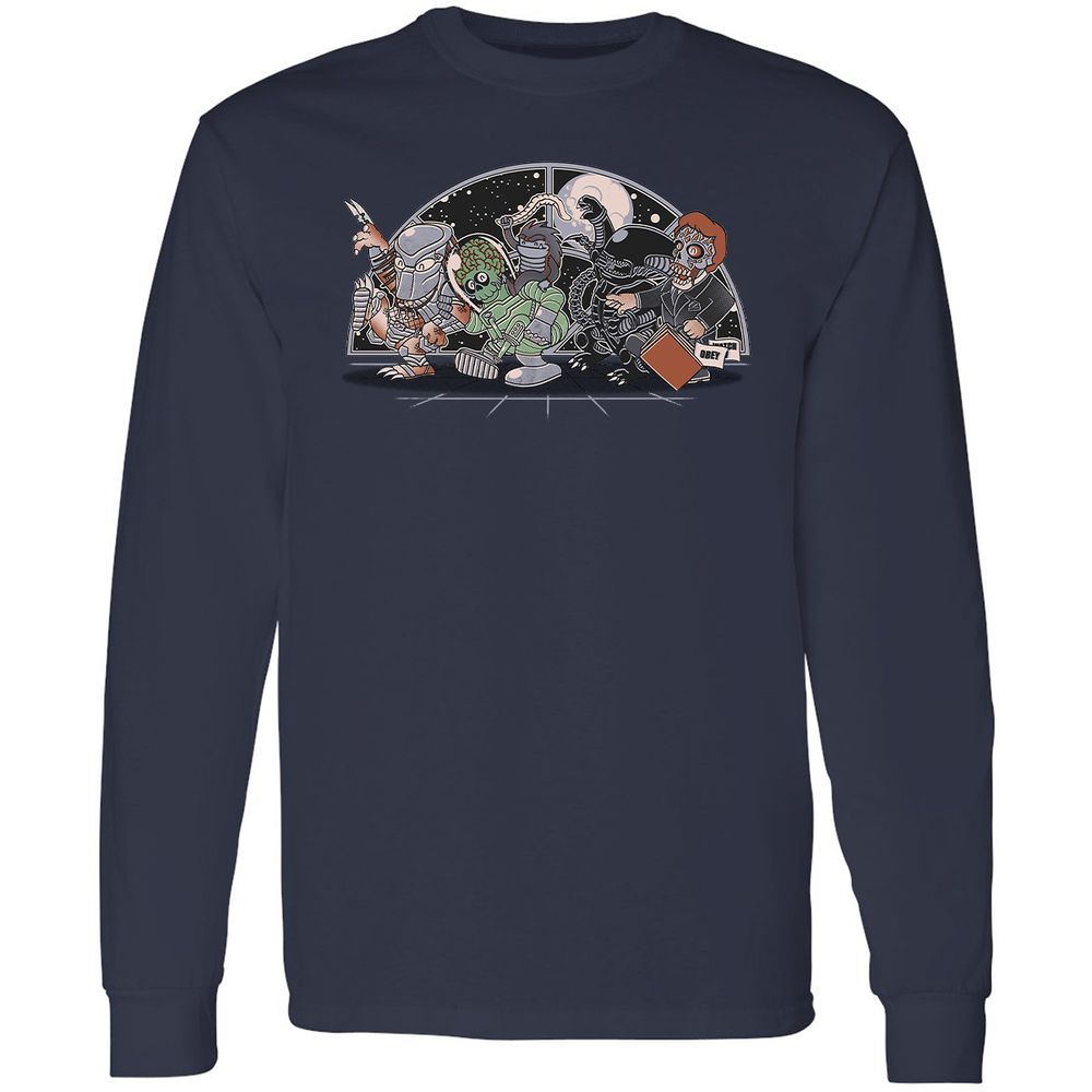 Long Sleeve T-Shirt - AT3YRKNA - Navy - 12