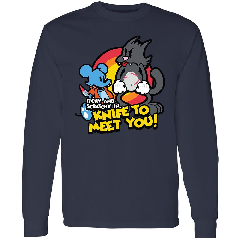 Long Sleeve T-Shirt - Y6GZ2438 - Navy - 12