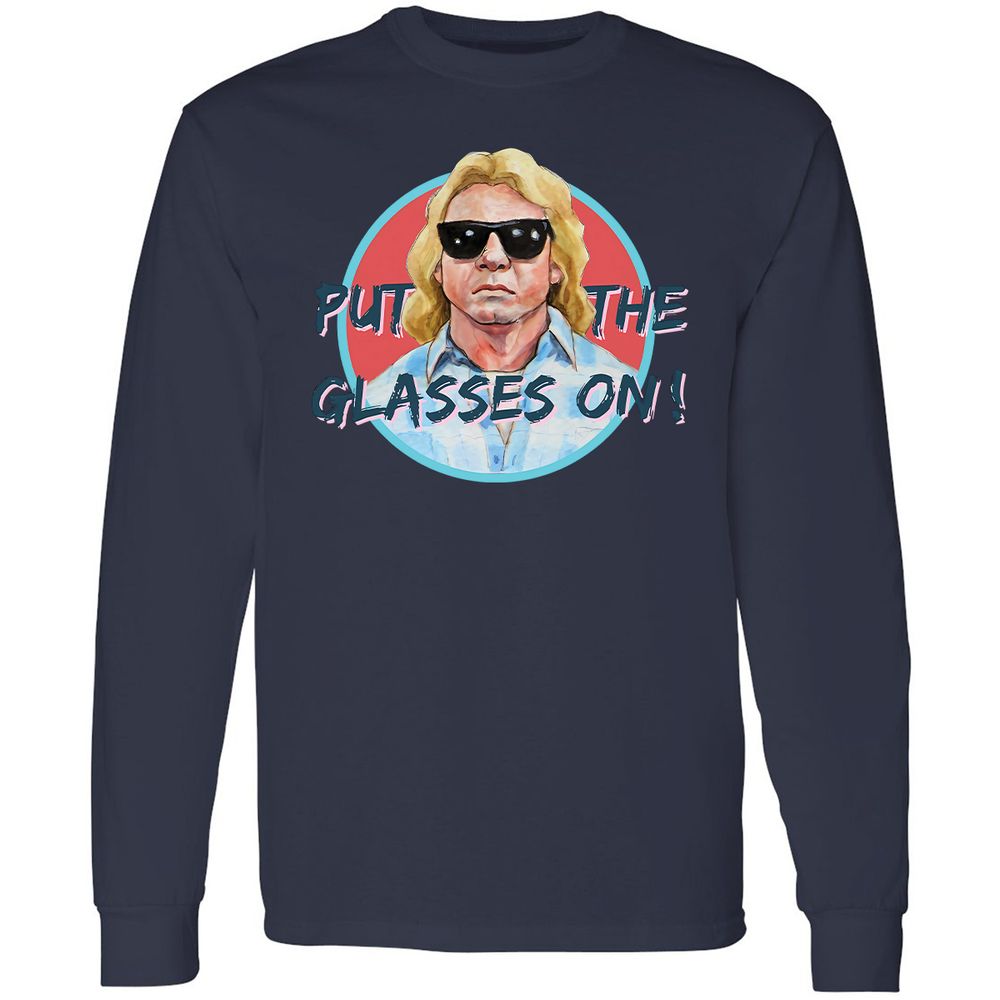 Long Sleeve T-Shirt - 8Q5HPNMN - Navy - 12