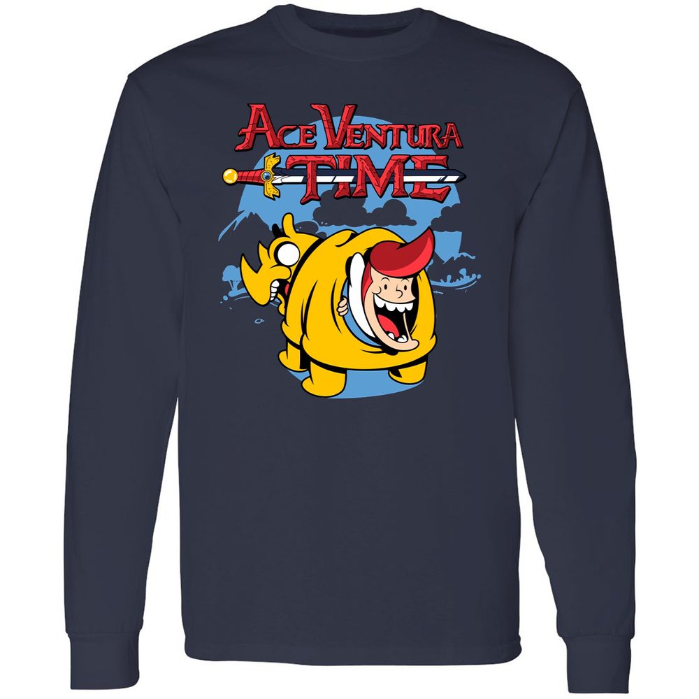 Long Sleeve T-Shirt - G9R6B53F - Navy - 12
