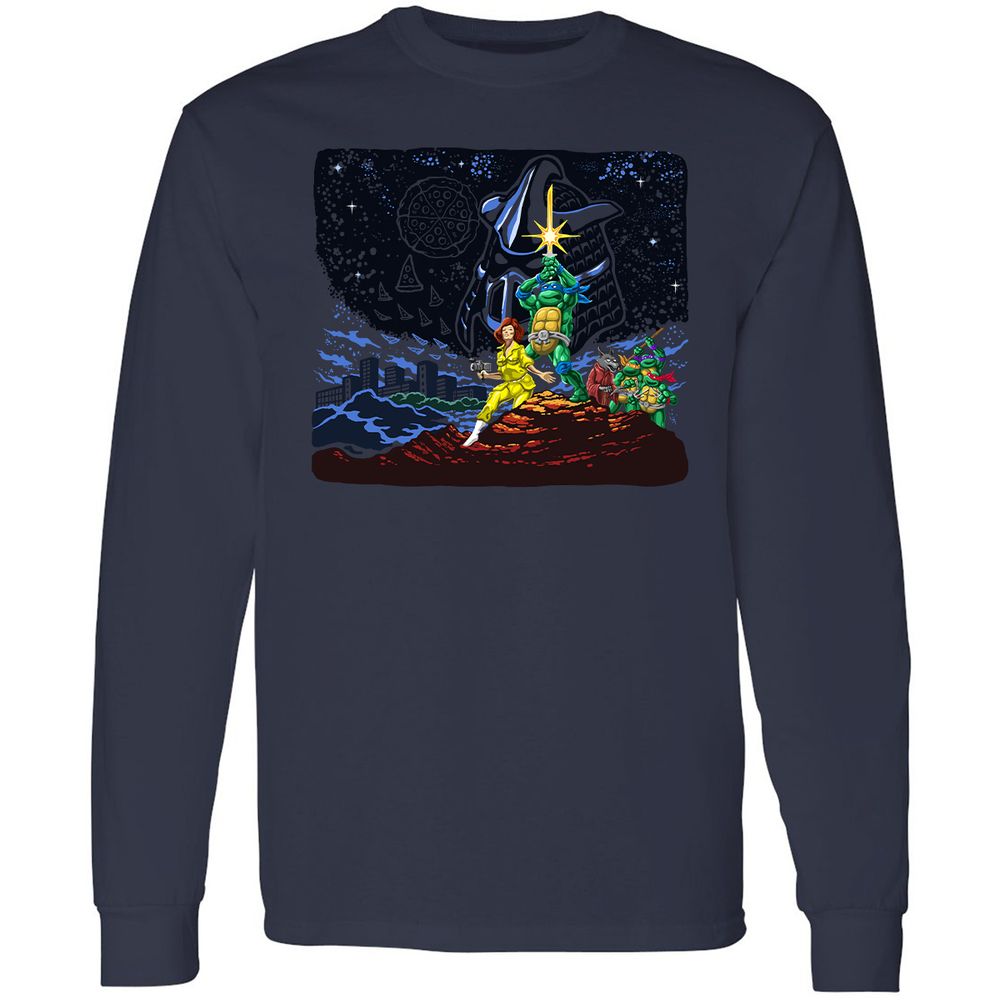 Long Sleeve T-Shirt - 5QSWVQ76 - Navy - 12