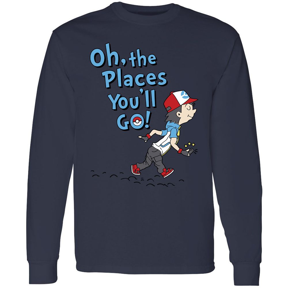 Long Sleeve T-Shirt - ZD8MMDYT - Navy - 12