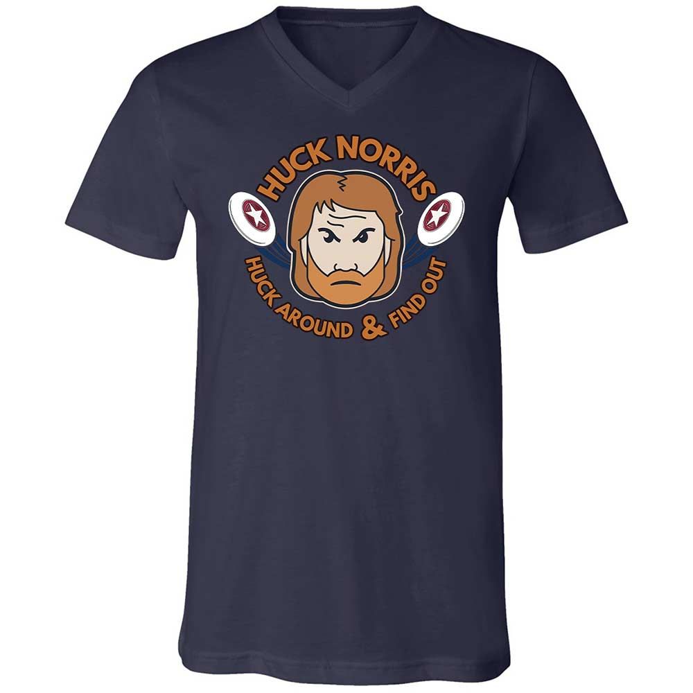 Unisex V-Neck T-Shirt - LNYD3Y8C - Navy - 12