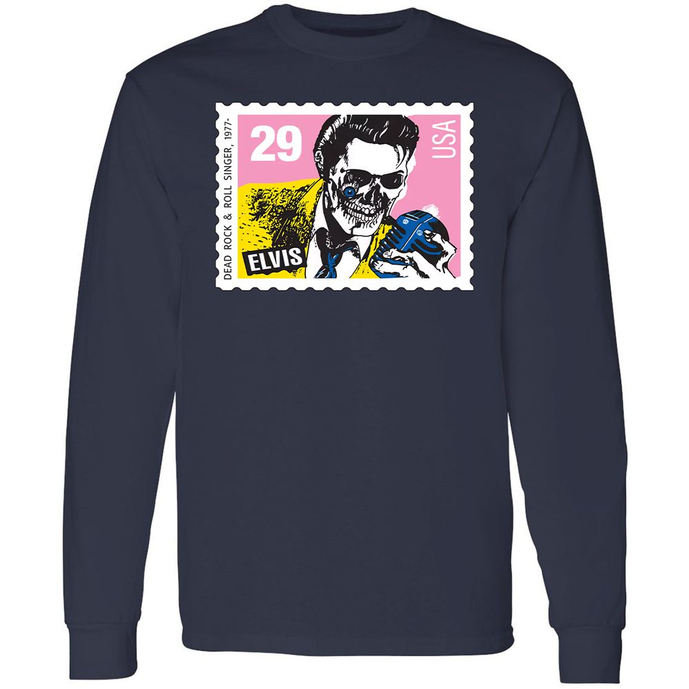 Long Sleeve T-Shirt - KJY7BM41 - Navy - 12